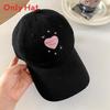 Mipha Mambo Heart Embroidered Baseball Cap For Women Spring Fashion