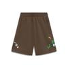 (WMNS) Graphic Shorts 'Brown' Women's AKST664-4