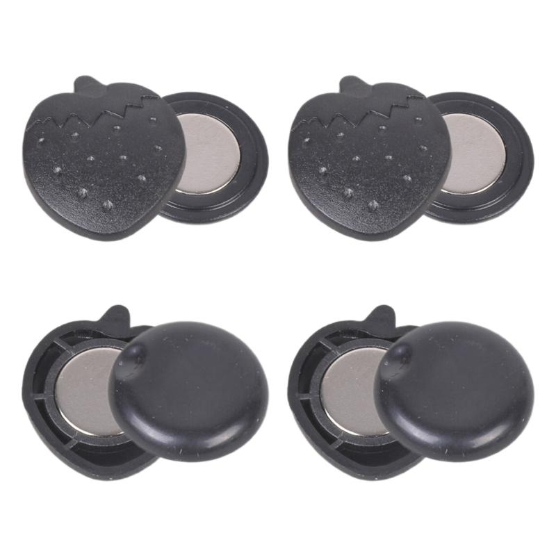 Зажимы для нагрудника 4 пары Магнитные крепления для стартового номера Крепление без шитья Легкий Прочный дизайн 1