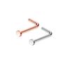1 adet cerrahi çelik burun halkası yuvarlak çember C/L şekli burun piercing damızlık Tragus kulak kıkırdak Helix piercing Oreja göbek takısı