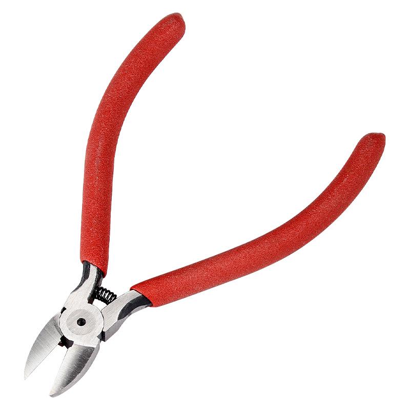 

Offset Industrial Sprue Pliers - High Hardness Electronic Needle Nose, DIY Model, 5-inch Diagonal Cutter.