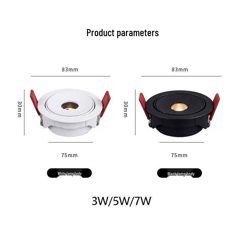 Ultra-Thin Recessed Anti-Glare Bedside LED Downlight