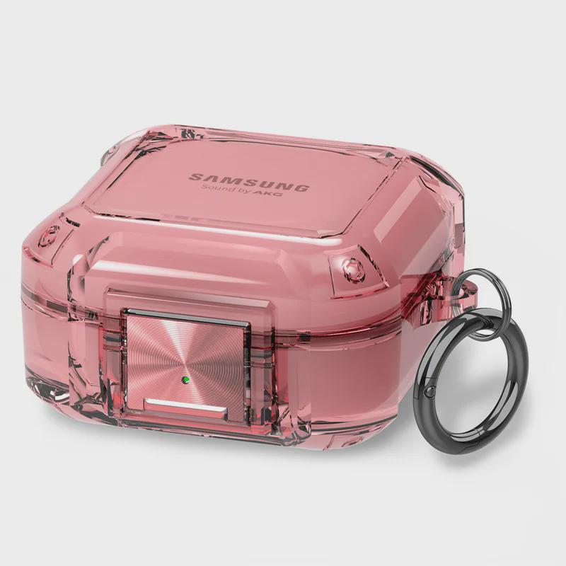 

Прозрачный защитный чехол для наушников Samsung Galaxy Buds2 Pro, в наличии Galaxy Buds Live/2/Pro/2 Pro/FE прозрачный розовый