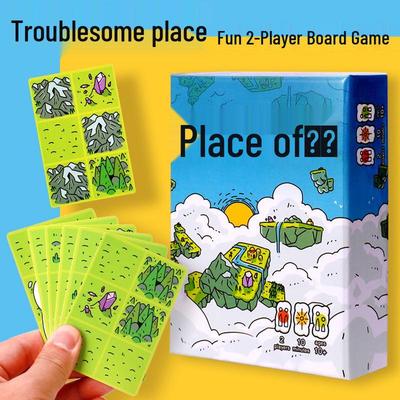 Confusing Lands: Educational Two-Player Party Puzzle Game