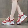9981 leather high-top shoes children's new versatile spring and autumn platform sports and leisure shoes