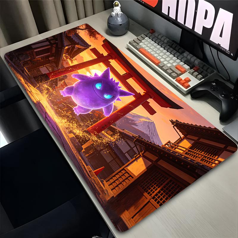Mouse Pad  Laptop Computer Gamer Desk Mat Gengar Esports Players Mousepad Large XXL Gaming Keyboard Pad Rubber Mausepad