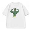 Womens SpongeBob SquarePants Muscle Fitness TShirt YK Trendy Loose Casual ShortSleeve Printed Top for Fitness Enthusiasts
