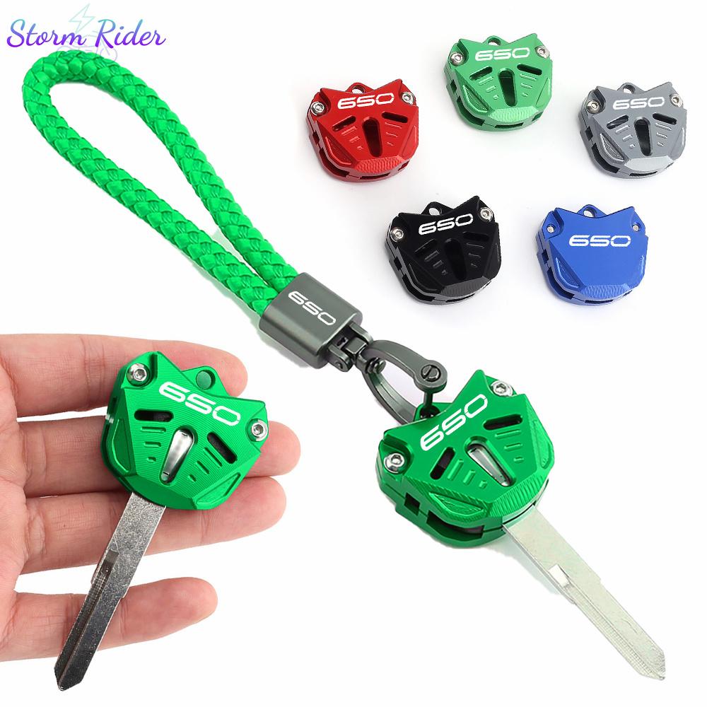 For Kawasaki Z650 Z 650 Z650RS Ninja 650 RS 2017-2026 2026 CNC Accessories Motorcycle Key Shell Key Case Cover Key Chain Keyring