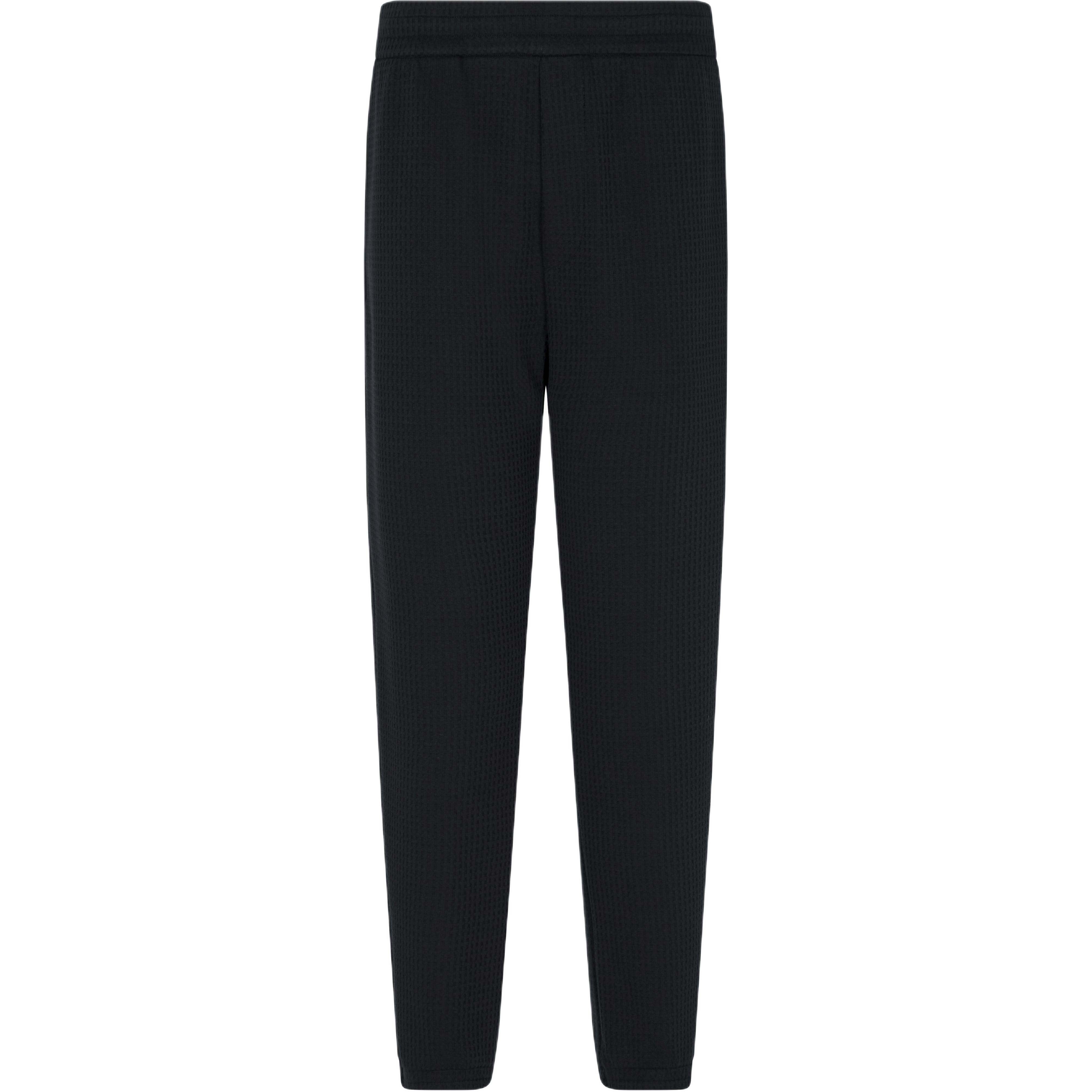 Emporio Armani FW25 Повседневные брюки из смесовой ткани лиоцелл, жаккардовый трикотаж, мужские брюки EM003443-AF13700-FB297 S