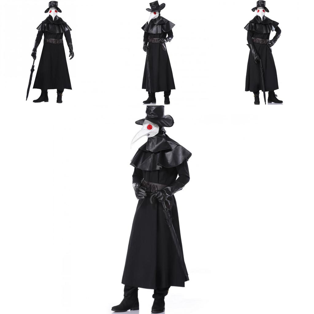 Dark Dungeon Inspired Plague Doctor Costume For Men M-xl Ideal For Halloween Parties