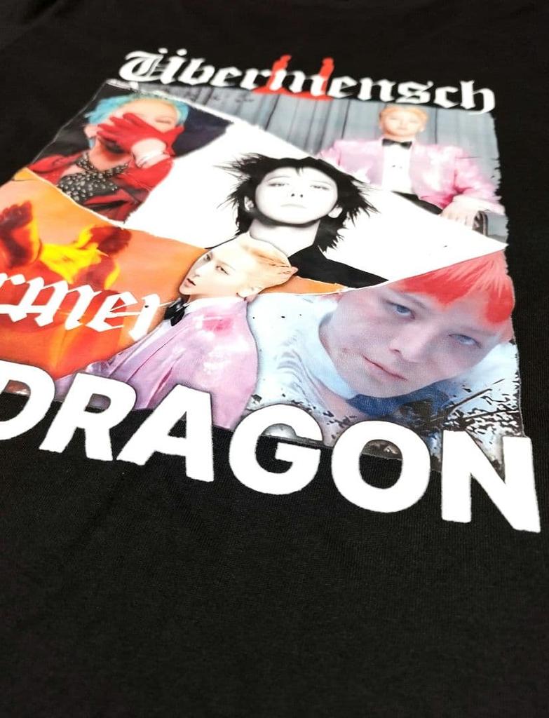 [GEBRAUCHT] G-DRAGON Jiyong ÜBERMENSCH T-Shirt GD Oshikatsu Schwarz Selten