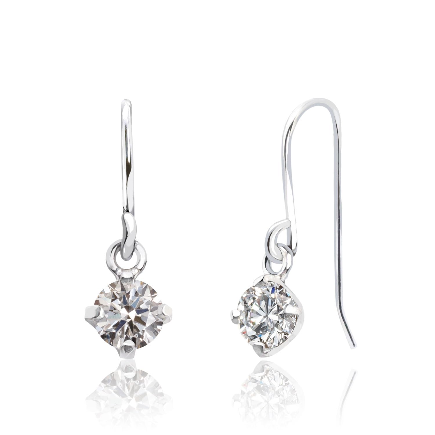 

LARA Christie Diamond Hook H I1 no Platinum [LARA Christie] Earrings, 0.2ct total, color, class, sorting, PT900, platinum, PLATINUM, Collection, платиновий