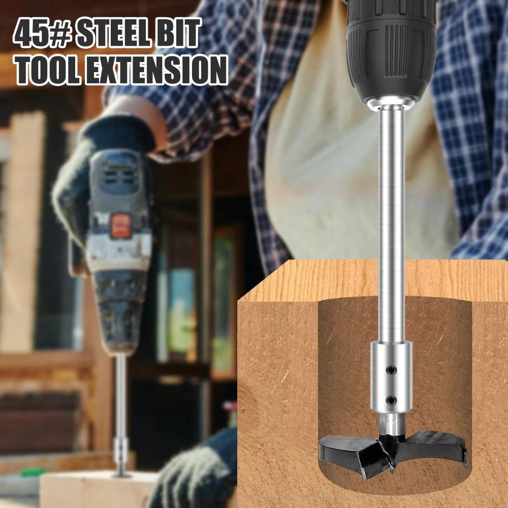 169mm 254mm Bohrerverlängerungsstange Extra Lang Sechskantaufnahme Lochöffner Verlängerungsstange 45# Stahl Hohe Härte