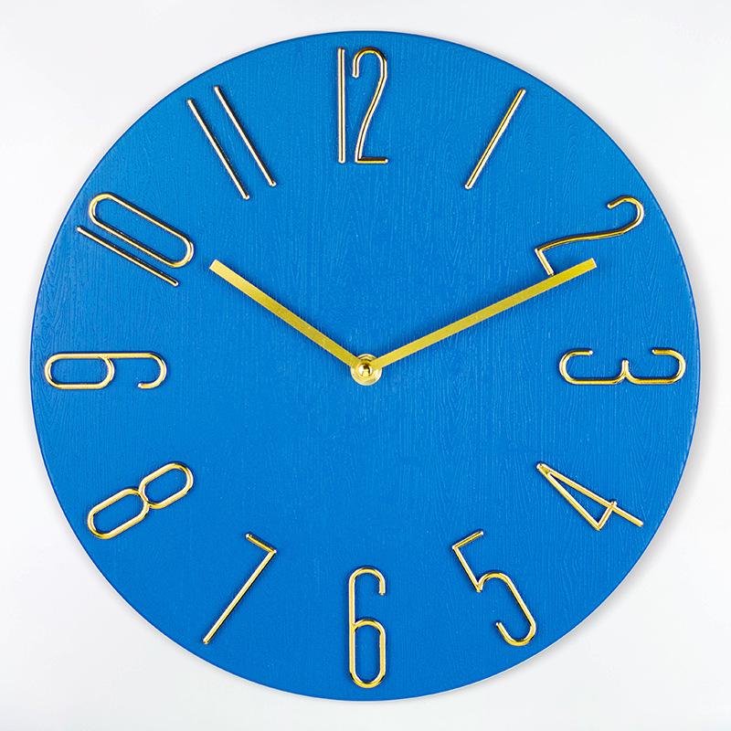 30cm Silent Quartz Wall-Mounted Clock for Living Room