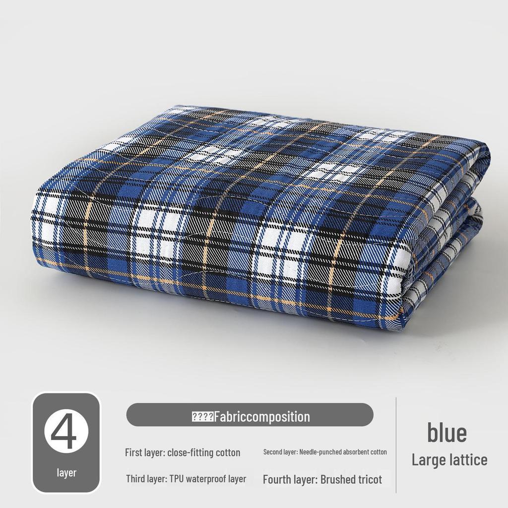 Washable Leakproof Incontinence Pad for Adults - Breathable, Large Size Absorbent Bed Sheet for Elderly and Paralyzed Patients.