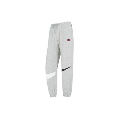 Spring Color Block Logo Casual Retro Sports Long Pants Knitted Joggers Women Bottoms Light-Gray DX6295-050