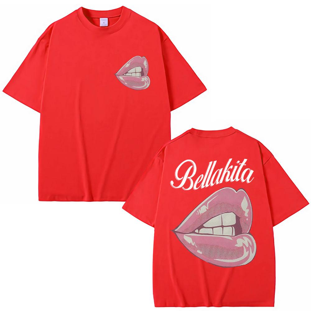 Rapper Omar Courtz Album Mouth Graphic T Shirts Men Women Fashion Design Aesthetic T Shirt Cotton Oversized T-shirts Streetwear