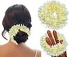 @ Artificial Mogra Gajra For Hair Rubber Band White Color 30gm UKR679_60%OFF