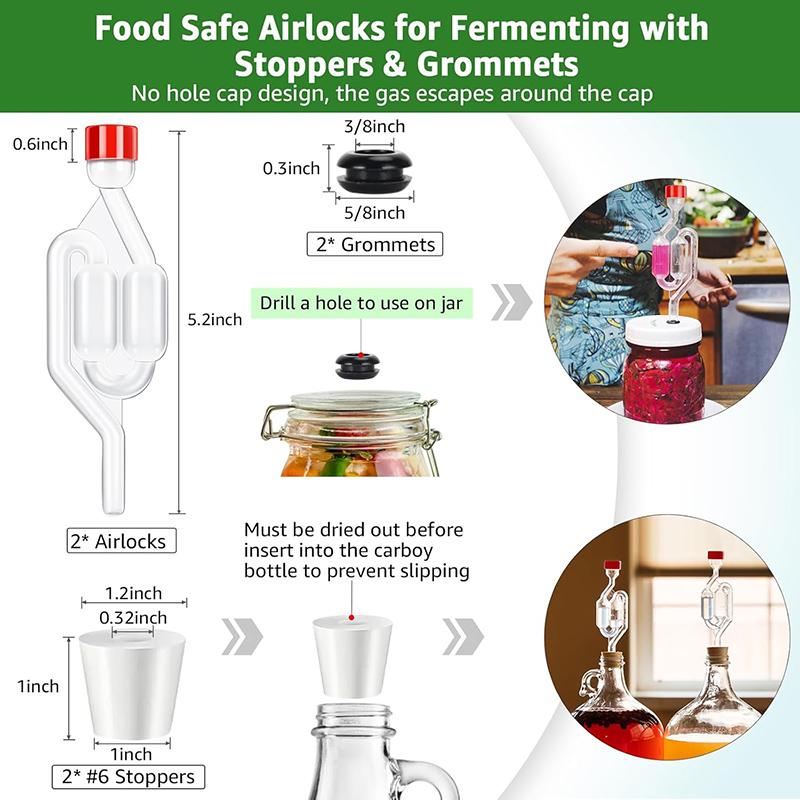 Auto Siphon for Wine Making,14" Wine Siphon with 3/8" Racking Cane, Bottling Wand,Effortless Bottling Fermentation Siphoning Kit