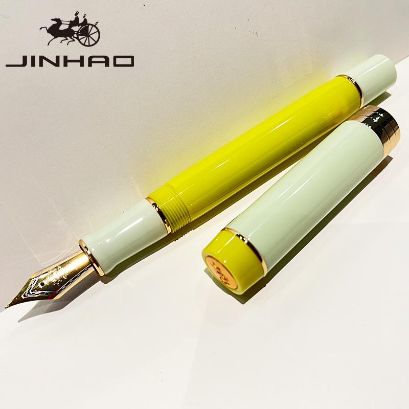Jinhao Century 100 Elegant Calligraphy Pen, Twist Cap, Fine Nib (M/F/EF) - Ideal for Daily Office Use Fountain Pens Stationery