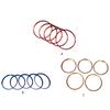 Ventilatierooster Ring Afdekking Sierlijst Mode Decoratie Aluminiumlegering Roestwerend Auto Ventilatierooster Decoratie Sierlijst Luchtuitlaat Ringen, rood