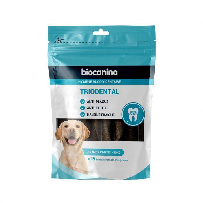 Lamelles À Mâcher - Biocanina - Triodental - Très Petits Chiens - 15 Unités - Hygiène Bucco-dentaire