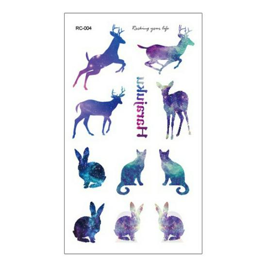 Waterproof Color Tattoo Stickers for All Ages