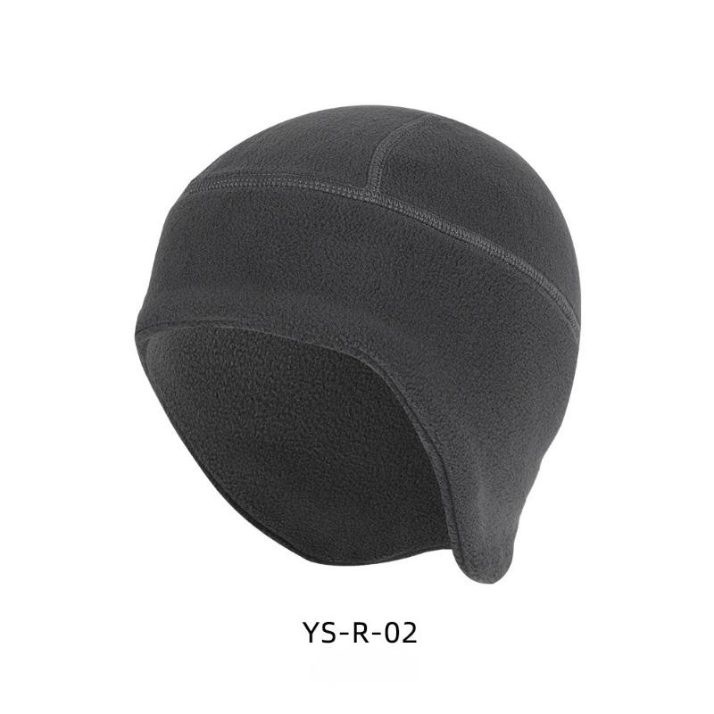 

Cycling Outdoor Warm Hat, Shake Fleece Ear Covering Hat, Windproof and Cold proof Baotou Inner Lining Hat, Bicycle Hat серый