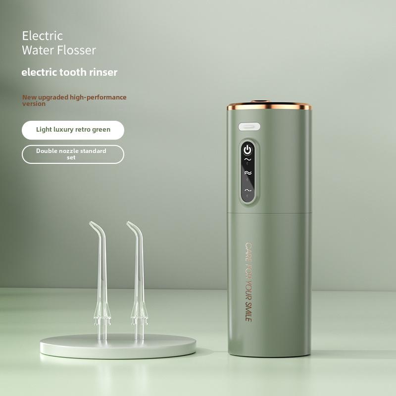 Portable Electric Water Flosser for Dental Care - Handheld Oral Cleaner