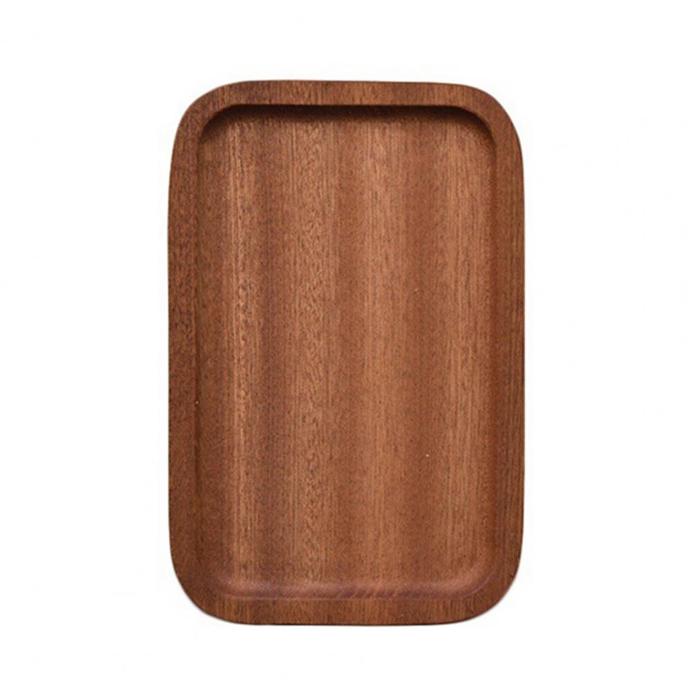 Vintage Wooden Snack Tray Cup Pad Coaster Plate Kitchen Decorative Plate Fruit Dish Sandwich Bread Buffet Salad Serving Tray