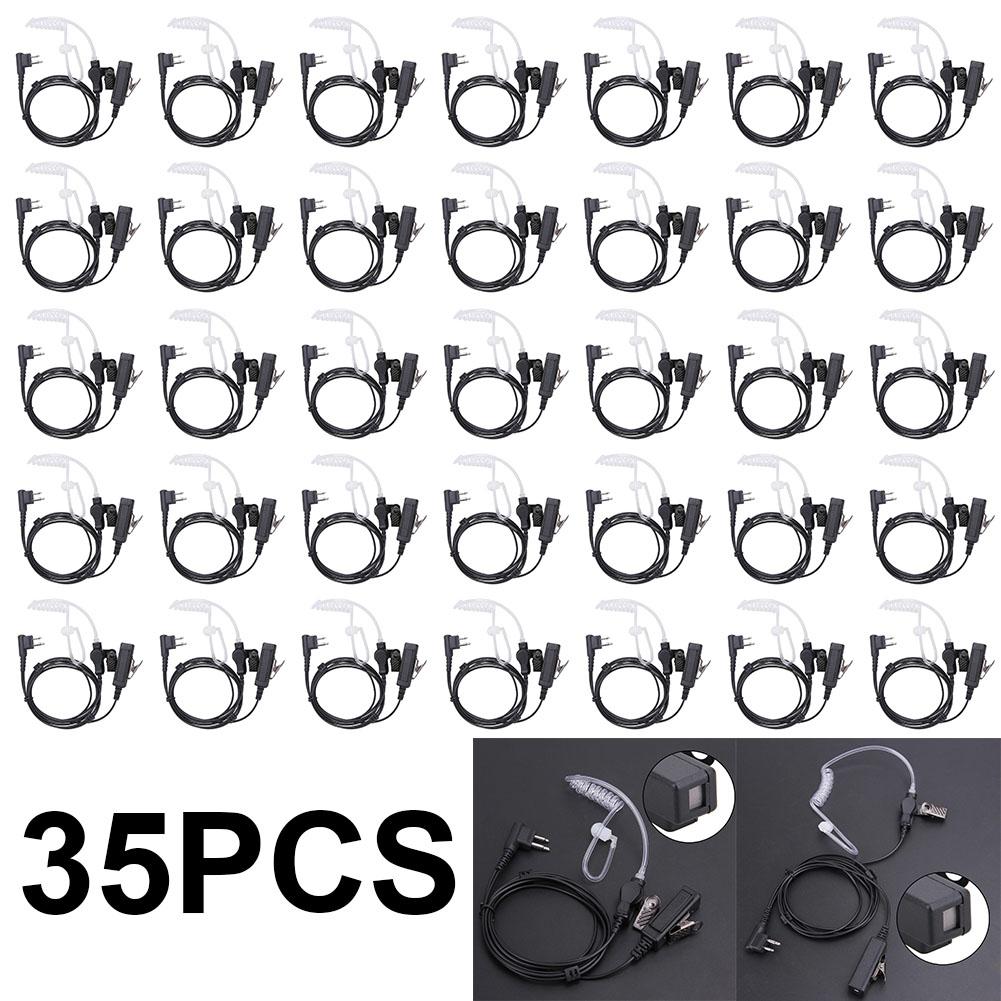 

5# 2Pin Covert Acoustic Tube Earpiece Headset Mic for Two Way Radios