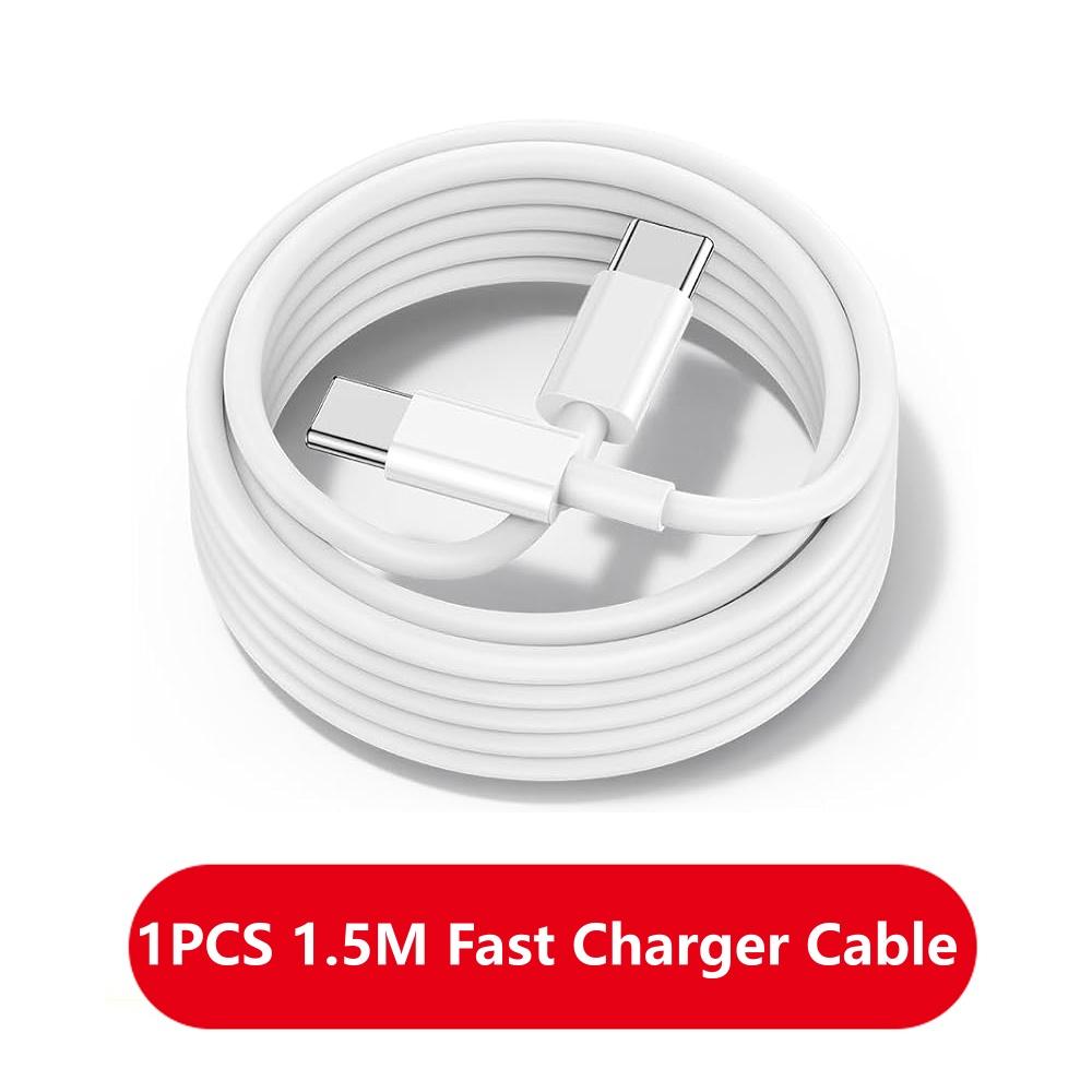 1-3PCS USB C Cable to USB C 120W Fast Charging Charger Cable Supports Fast Charging For iPhone 17 16 Samsung Huawei Xiaomi Etc