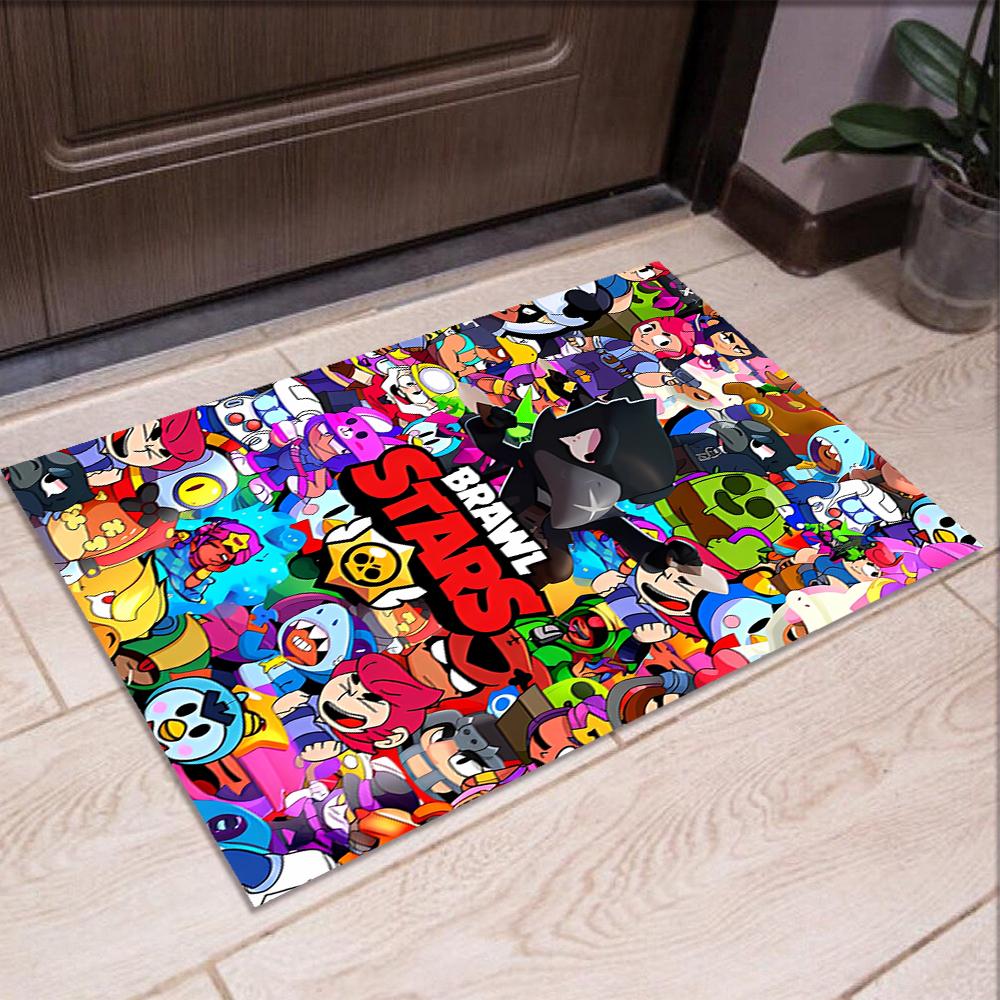 Brawl Stars Printed Carpet,Rug,for Office Chair Living Room Bedroom Kitchen Room Decor Gifts.