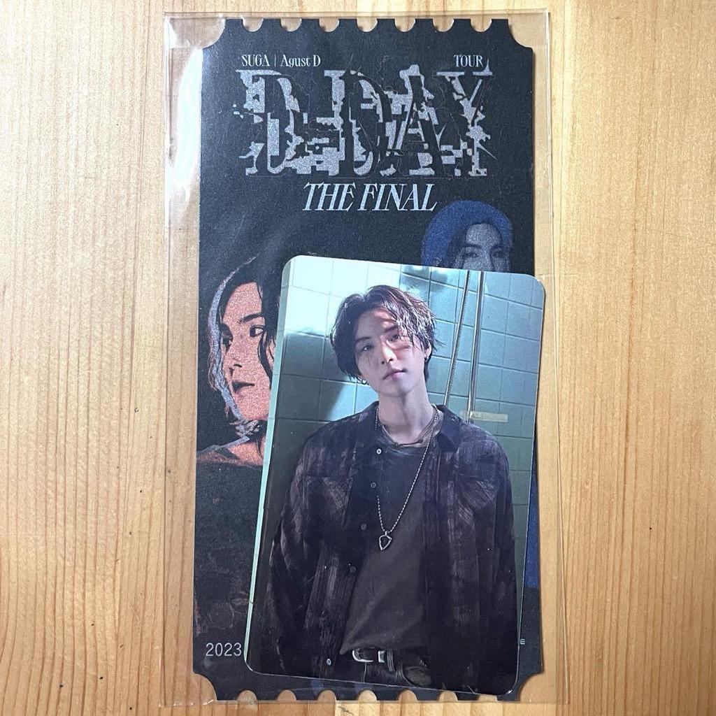 [USED] BTS SUGA Agust D Yoongi D-DAY FINAL Seoul Trading Card