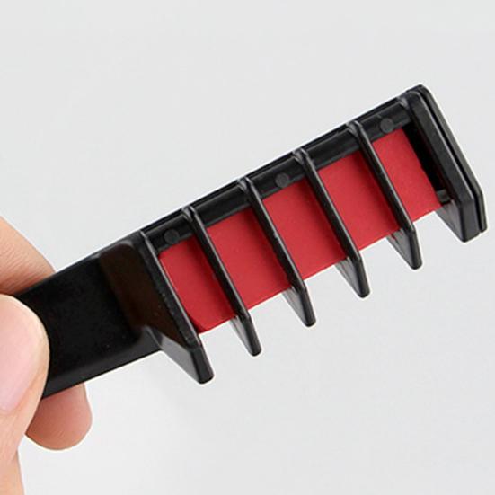 10Pcs Hair Chalk Comb 10 Colors Washable Instant Hair Dye Comb Halloween Christmas Cosplay Party Disposable Temporary Hair Coloring Comb