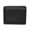 Used 11679 Trifold Wallet 288648 7942 RFID IC Chip Gold Compact Wallet Logo Clip Black Unisex from Japan AUTHENTIC