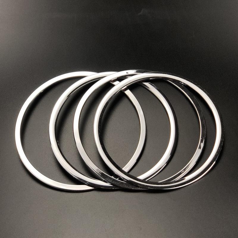 High Quality Door Speaker Decoration Circle Cover Trim Ring Stickers Case For KIA K2 Rio 2011-2016 Car Styling