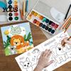 Easy Trace Line Drawings Children's Coloring Book, with Cute Animal Theme, Thick Paper Sketchbook, Kids Fun Pictures for Toddlers Drawing And Painting