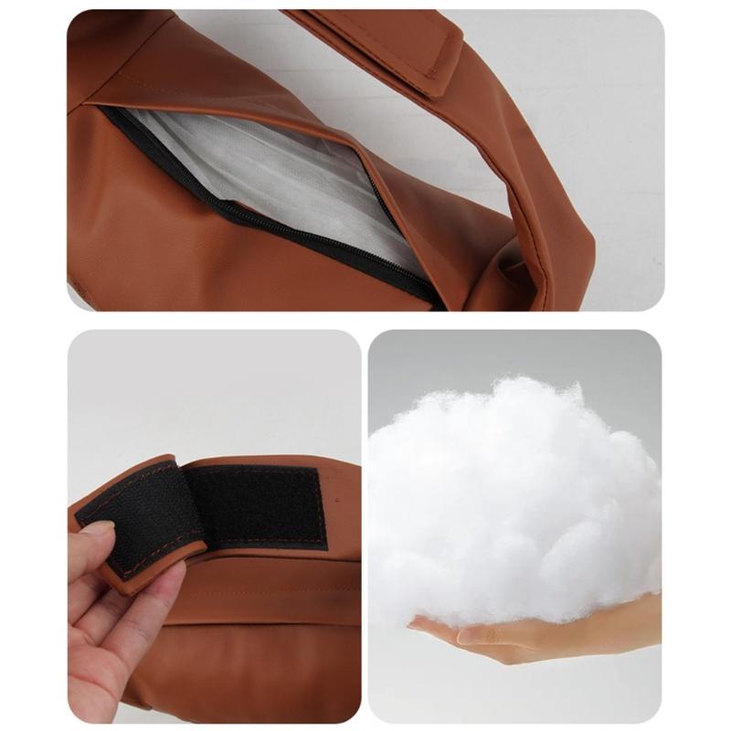 Comfortable Supportive Car Headrest Support Pillow With Ventilated Leather Cover Suitable For Any Time Of Year Neck Relief