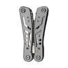 Outdoor Multi-Tool Folding Pliers with Three-Hole Design - Silver Multifunctional Jeep Combination