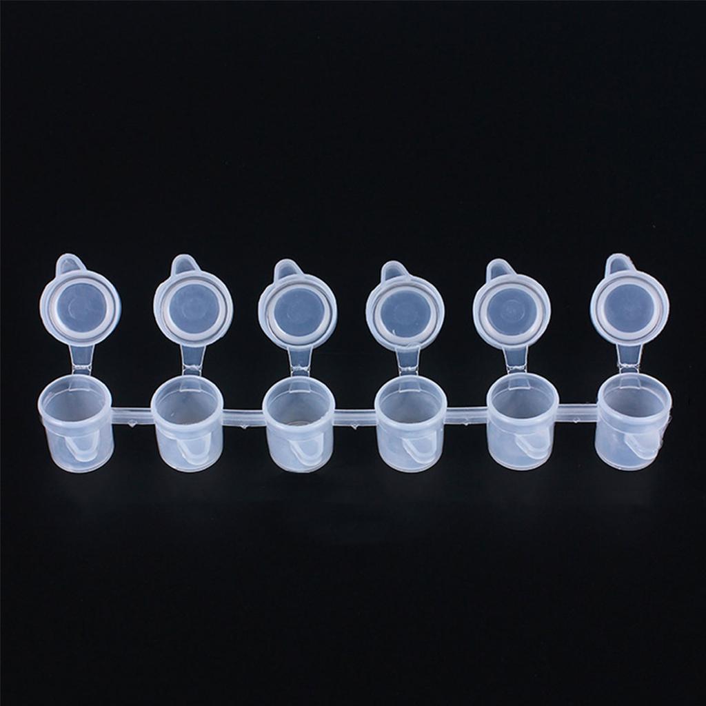 Convenient Storage Container 6Strips 3ML Empty Paint Strips Art Supplies