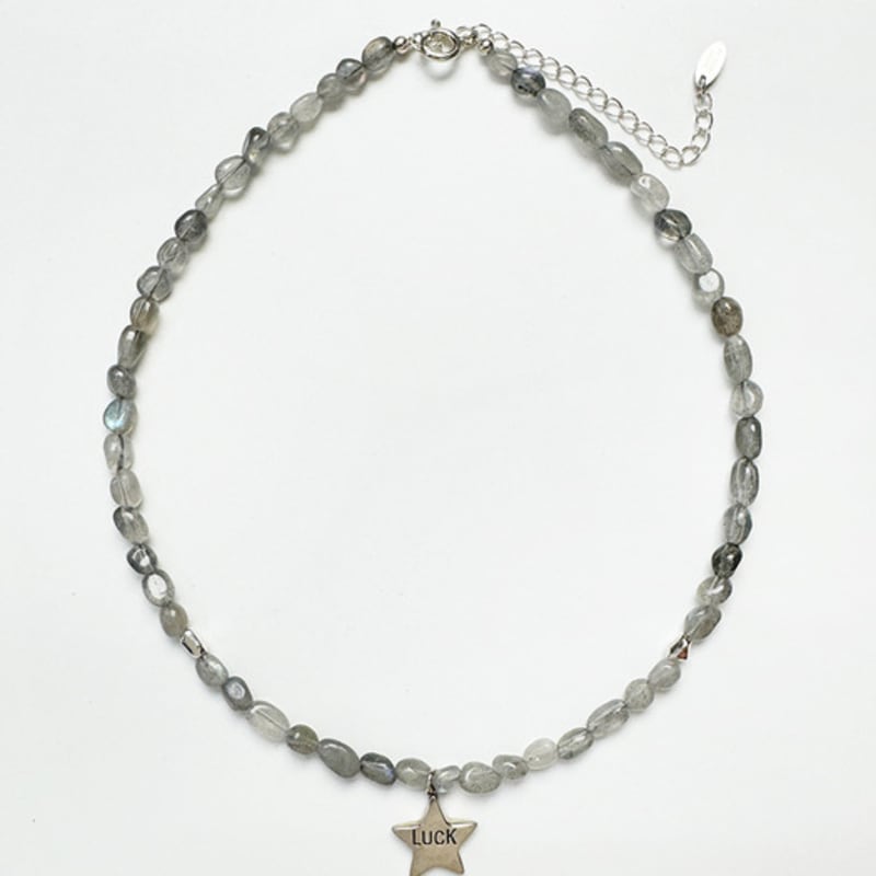 

August Harmony 925silver Luckstar Labrado Necklace One