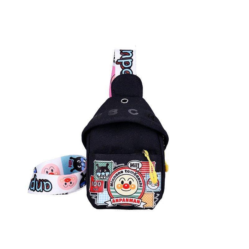 Canvas Small Bag 2025 Summer New Trendy Fashion Cartoon One Shoulder Diagonal Span Chest Bag Student Bag