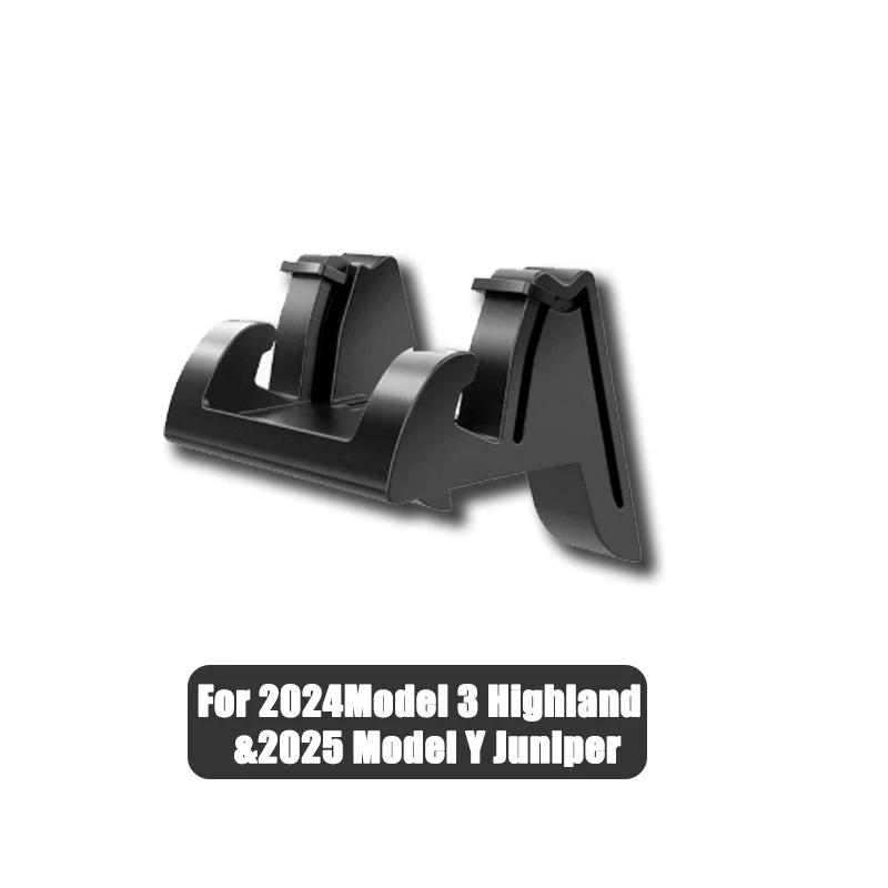 1/2Pcs Silicone Car Mobile Phone Stand Dashboard Navigation Stand Vent Hook Glasses Stand for Tesla Model 3 Y Highland 2026-2026