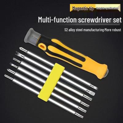 8-in-1 Portable Screwdriver Set with Torx, Triangle, and Unique Bits for Mobile Phone Disassembly