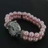 Japanese & Korean Style Pearl Rhinestone Heart Bracelet Watch - Women's Quartz Watch