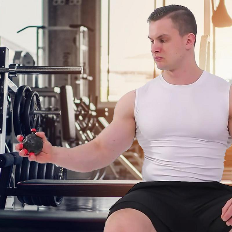 Finger Hand Strengthener Ergonomic Hand Ball Gripper Exerciser Anti Slip Finger Exerciser Ball for Musicians Athletes