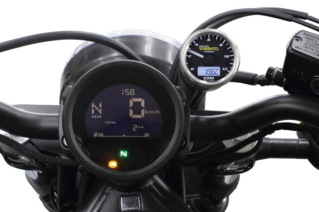 Special Parts Takegawa Small DN Tachometer 12500RPM Rebel 250 (TAKEGAWA) 48 (MC49)/500 (PC60) 05-05-0119