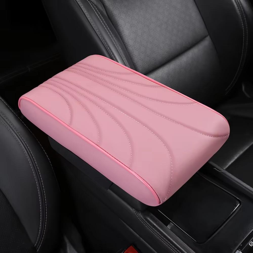 Leather Car Central Armrest Pad Armrest Protective Padding Protective Arm Rest Seat Box Multi-color Universal