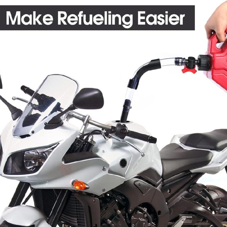 Versatile Fuels Dispensing Hose with Valves Leakage Proof Fuels Hose Refueling Hose set with Valves for Quick Shutoff